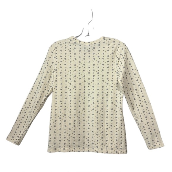 NWOT, ESPRIT, Cream Long Sleeve Shirt, Medium - Picture 7 of 9